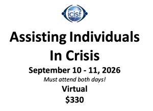 September 10 - 11, 2026 - Virtual Assisting Individuals in Crisis