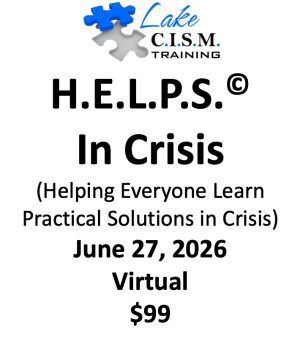June 27, 2026 - Virtual H.E.L.P.S.